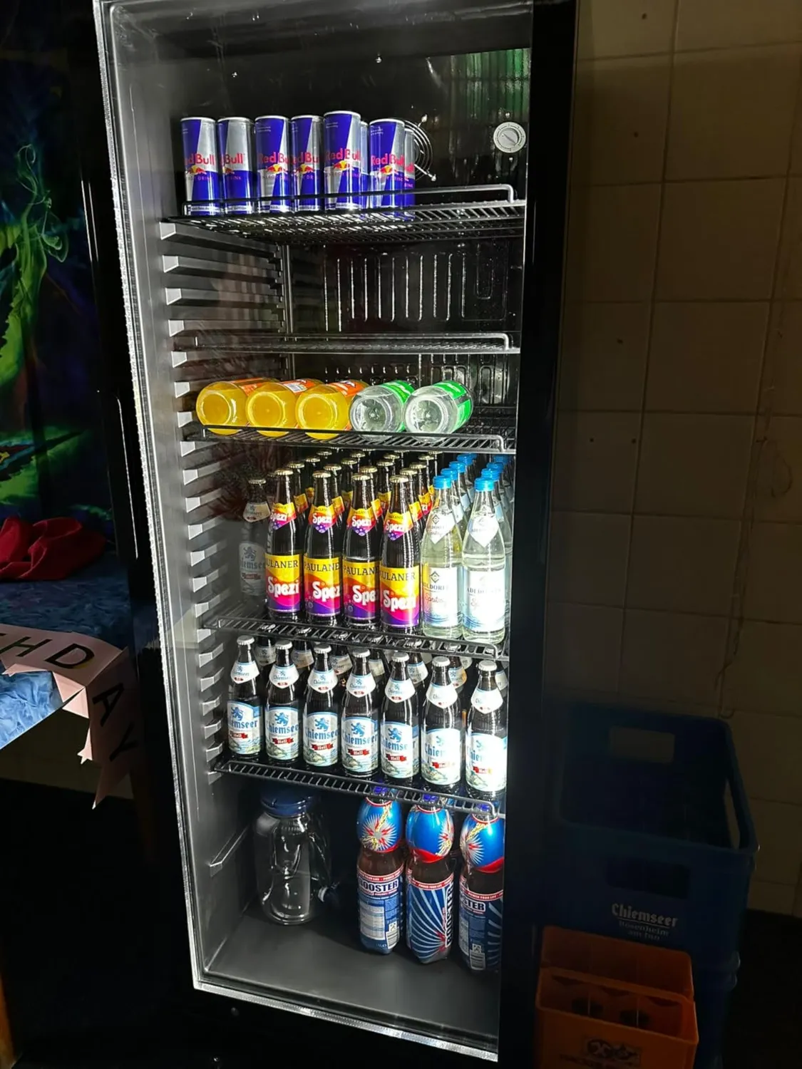 GastroHero GKSE360 Getränkekühlschrank 360L Schwarz