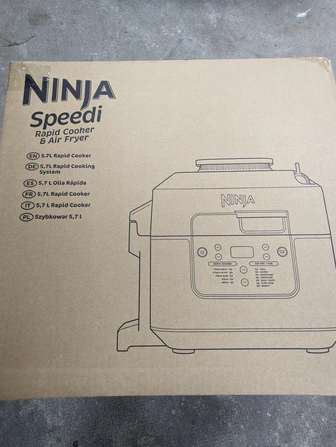 Ninja Speedi Multikocher 5,7 L 12-in-1 Stone Gold Rapid