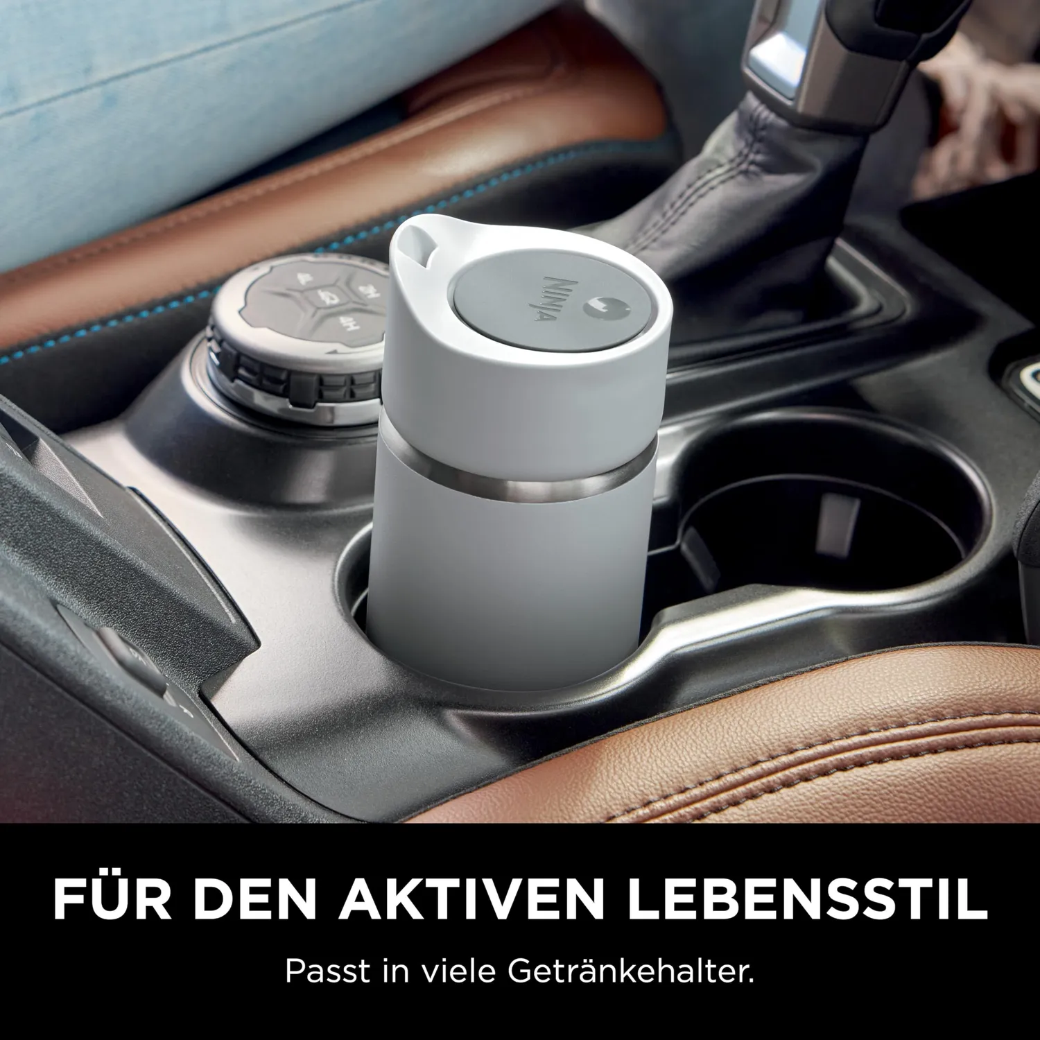 Ninja Sip Perfect DW1203EUUKWH Trinkflasche 300 ml Weiß trinkfertig