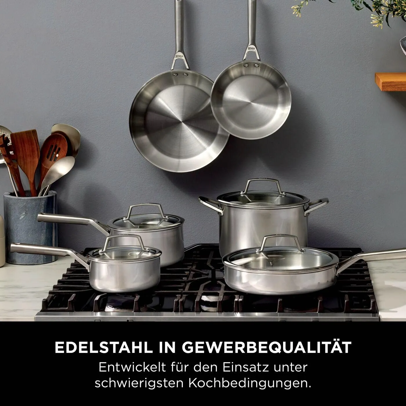 Ninja EverClad Topf- und Pfannen-Set 5-teilig Edelstahl