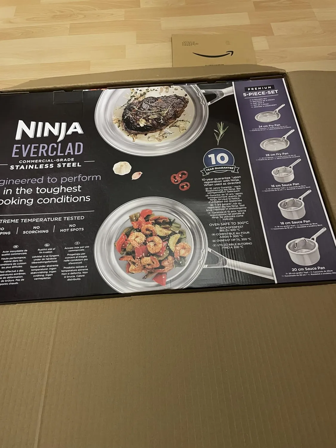 Ninja EverClad Topf- und Pfannen-Set 5-teilig Edelstahl