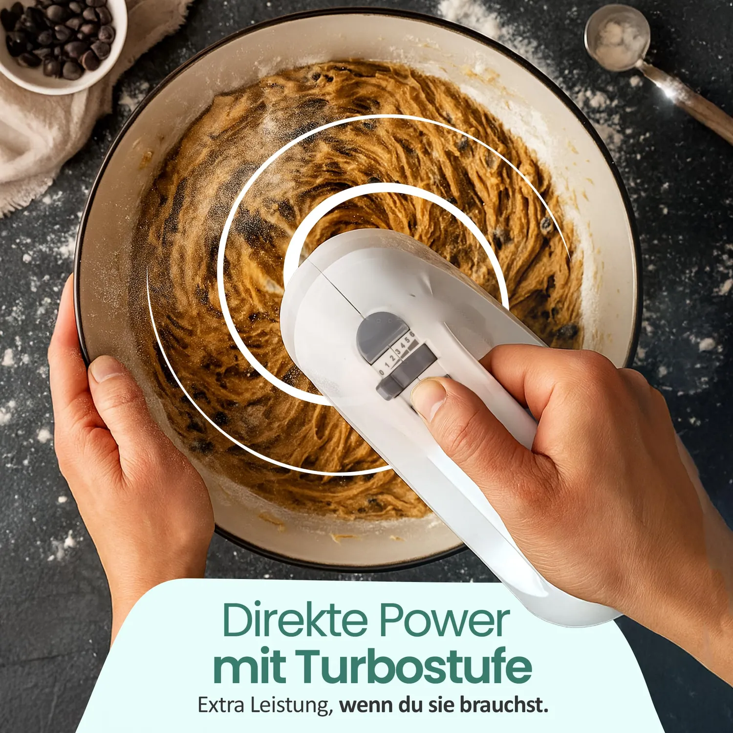 Emerio HM-124178 Handmixer 250W 6-Stufen mit Turbo