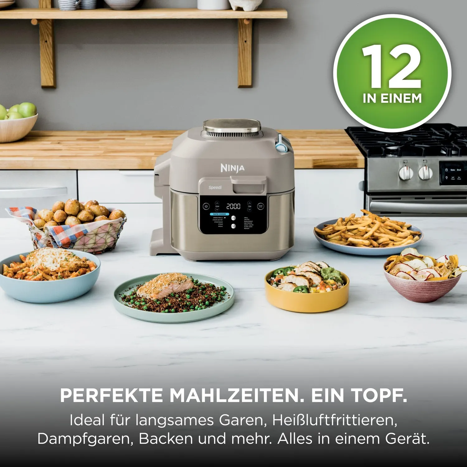 Ninja Speedi Multikocher 5,7 L 12-in-1 Stone Gold Rapid