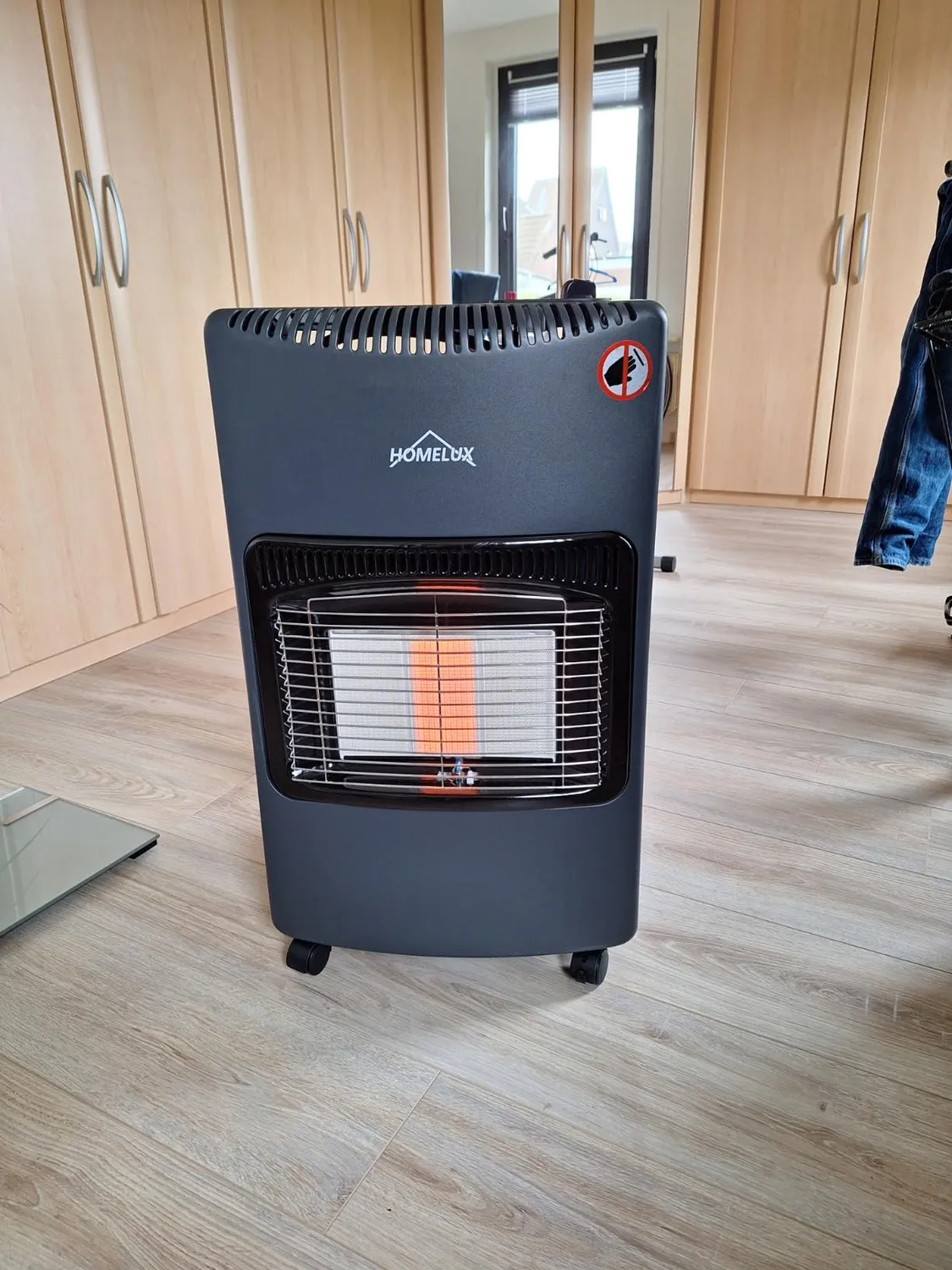 HOMELUX Gasheizung 4200 Watt Infrarot-Heizstrahler 82m³