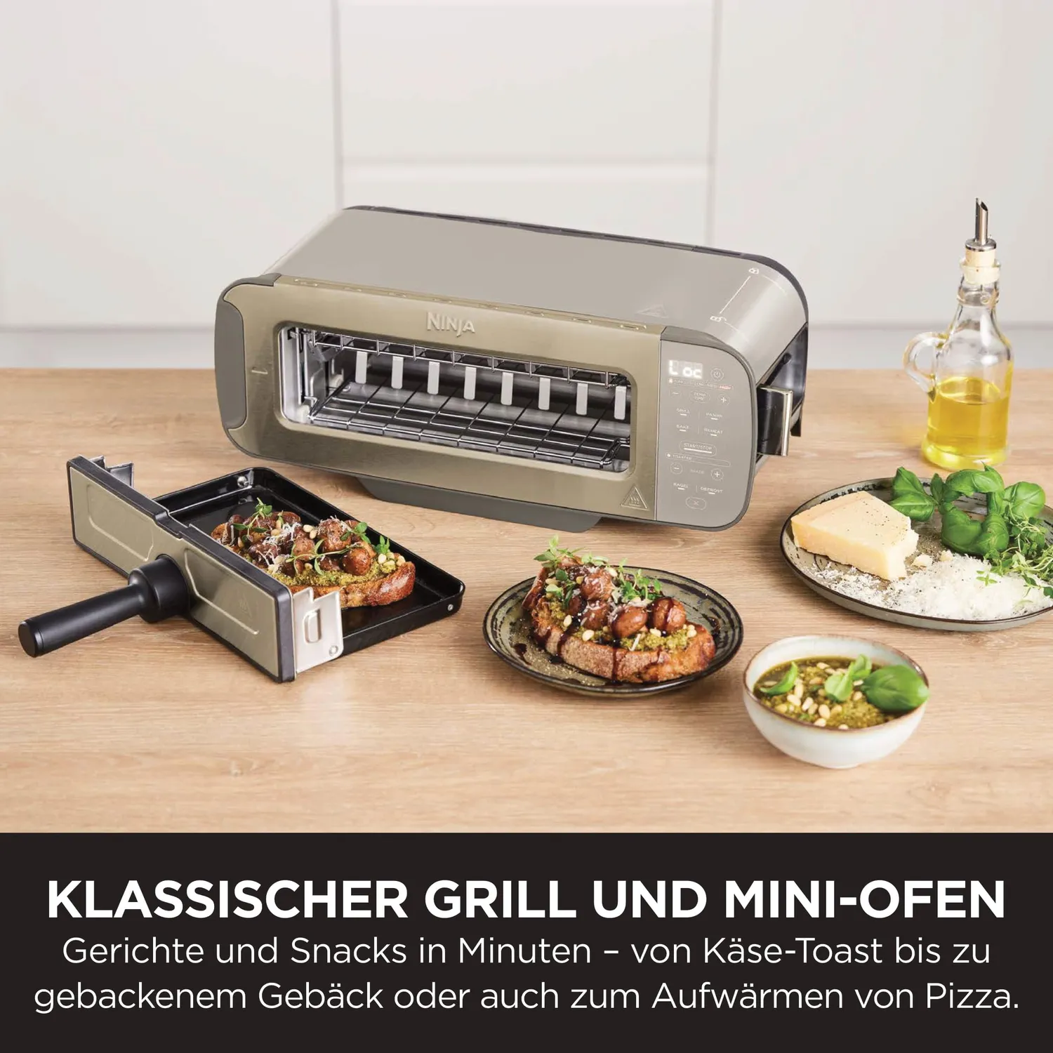 Ninja Foodi 3-in-1 Toaster Stone Gold 7 Toaststufen