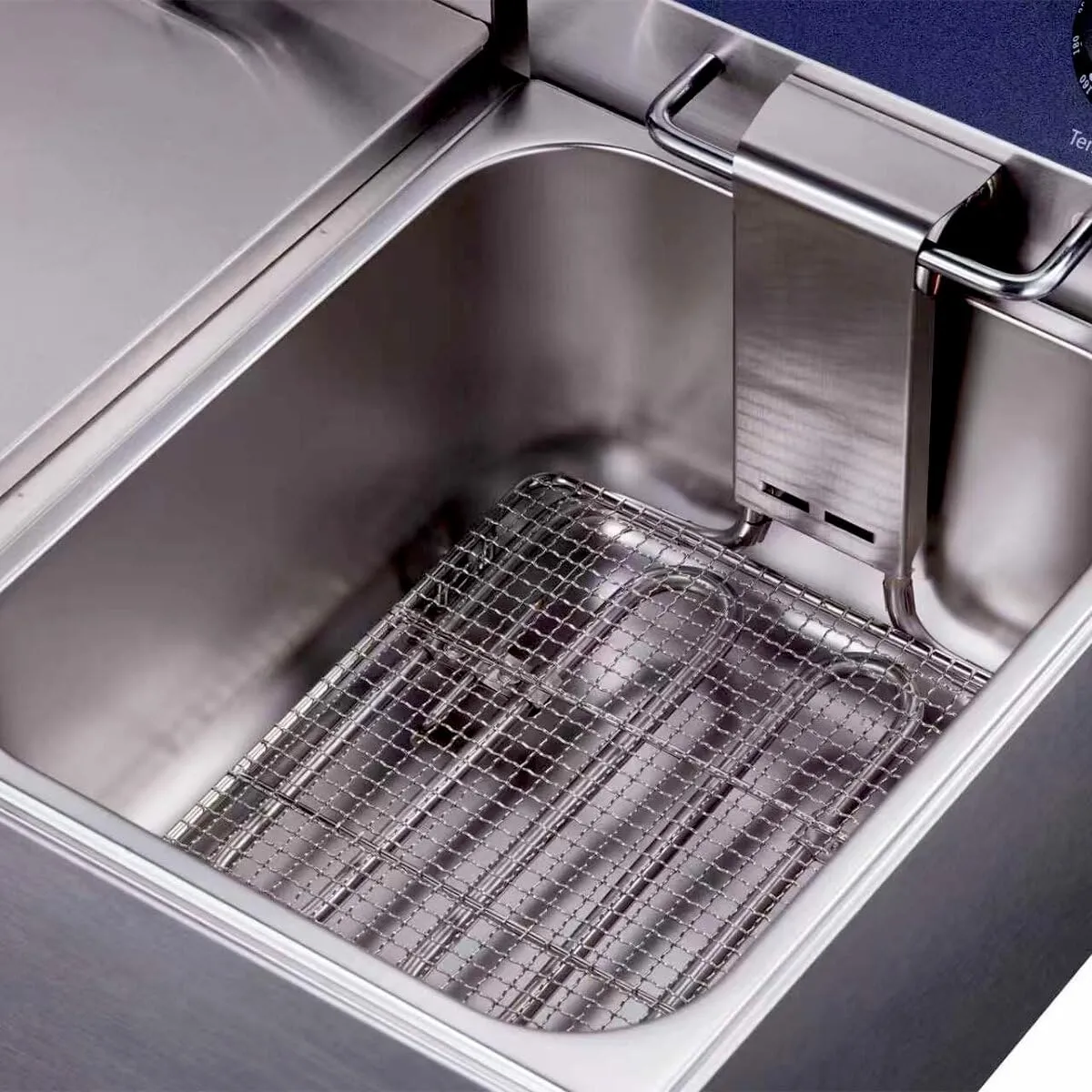 GastroHero EF-ECO6_6 Doppelfritteuse 2x6L Elektro Edelstahl