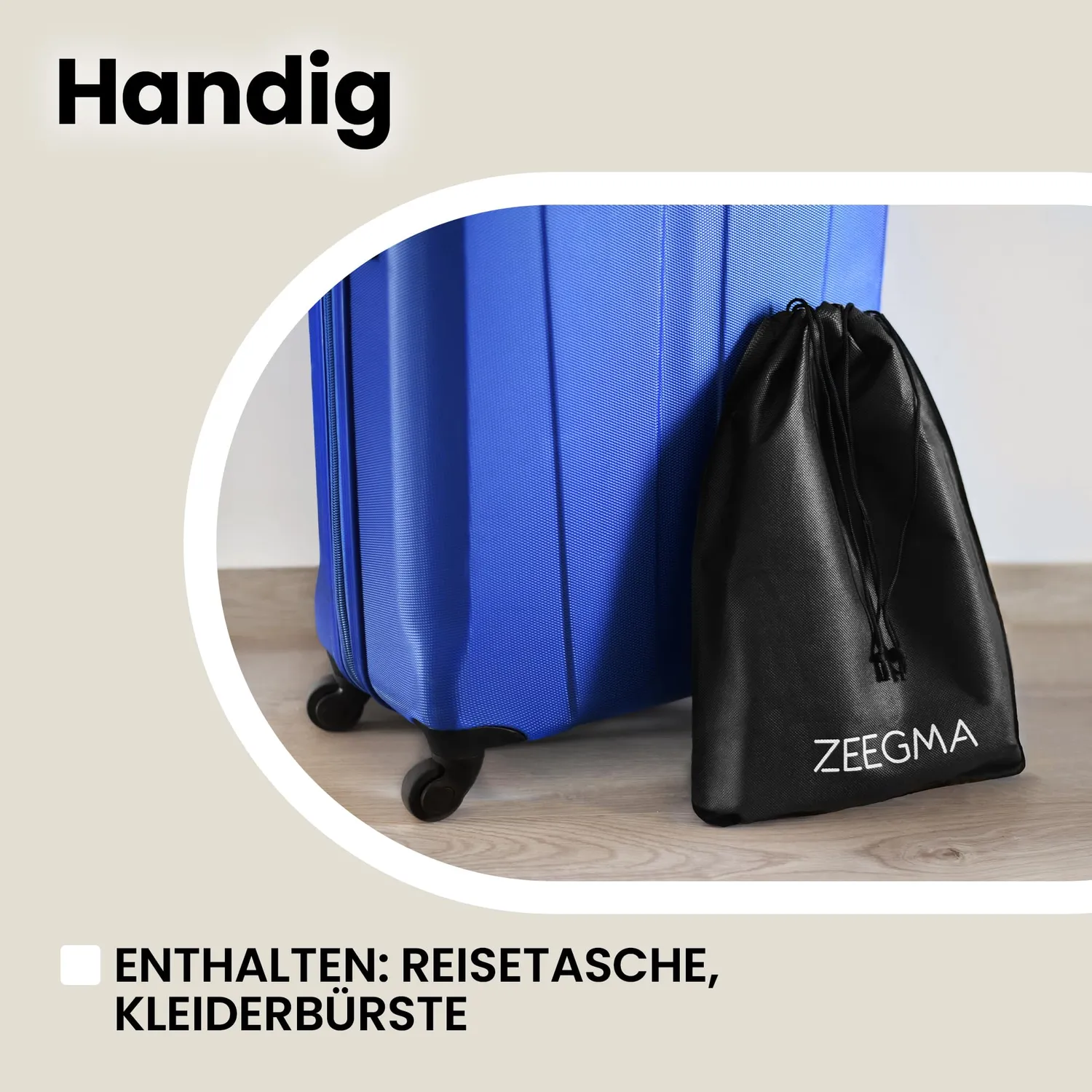 Zeegma Handig Dampfglätter 260 ml 1600 W Dauerdampf