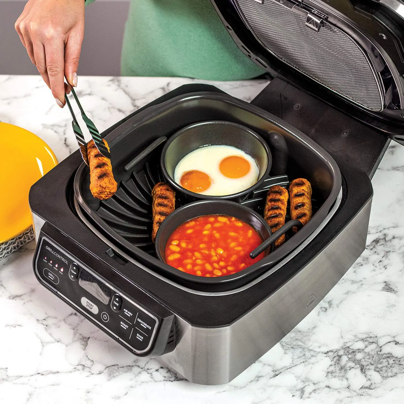Ninja Foodi Grillschale AG301EU Antihaft-Keramik rund