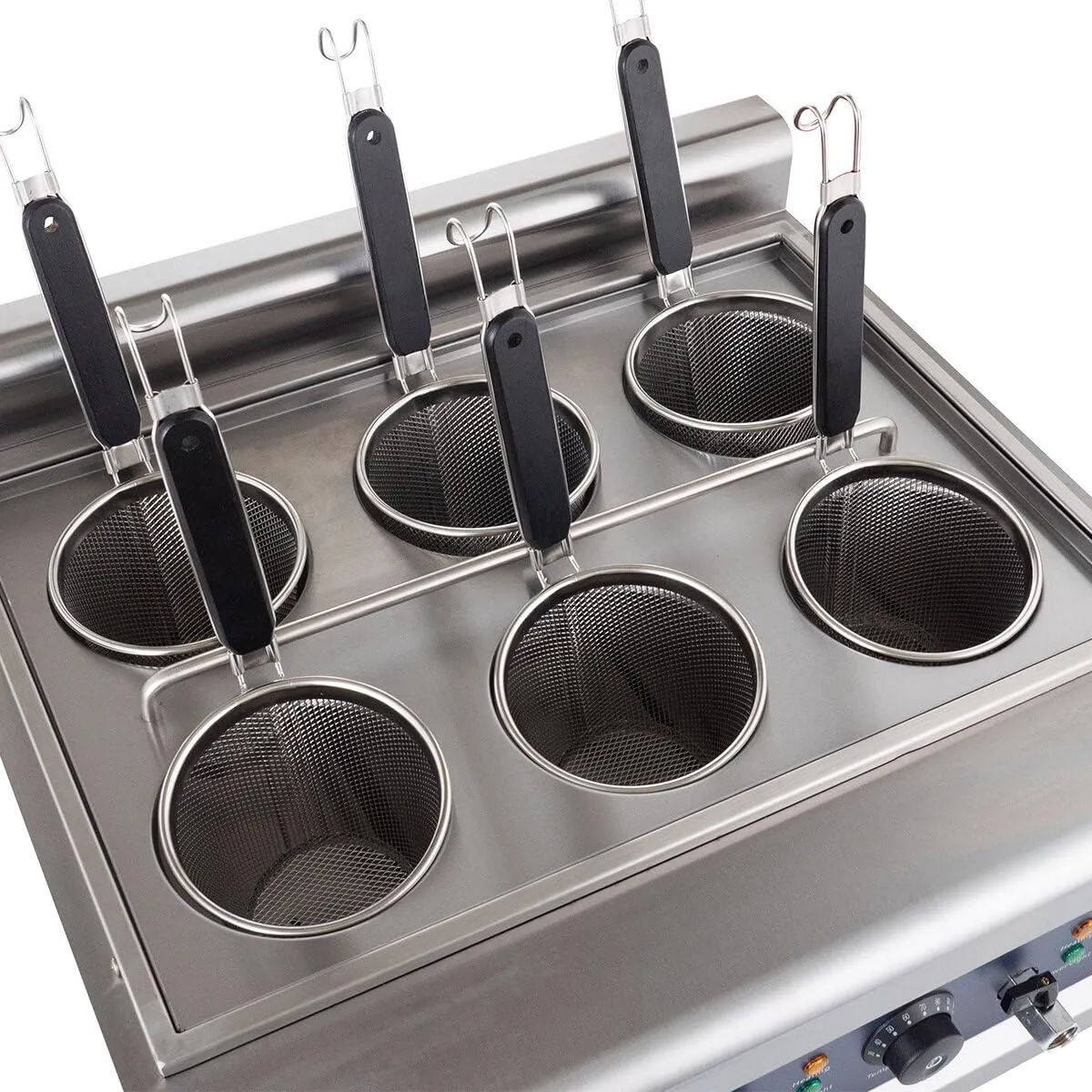 GastroHero ENK6 Nudelkocher 6 Siebe 24,75 L Edelstahl