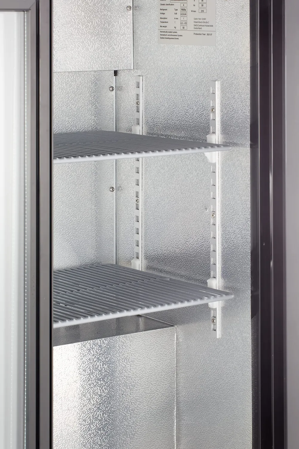 GastroHero ECO 208 Barkühlschrank 218 L schwarz