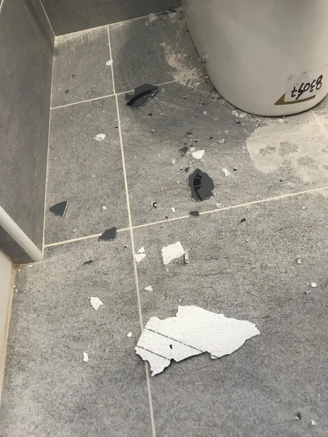 Cata E-100 G Badlüfter Weiß Glas 115 m³/h