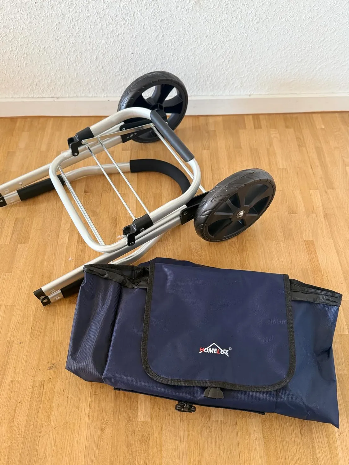 HOMELUX Einkaufstrolley 41L Trolley dunkelgrau treppengängig