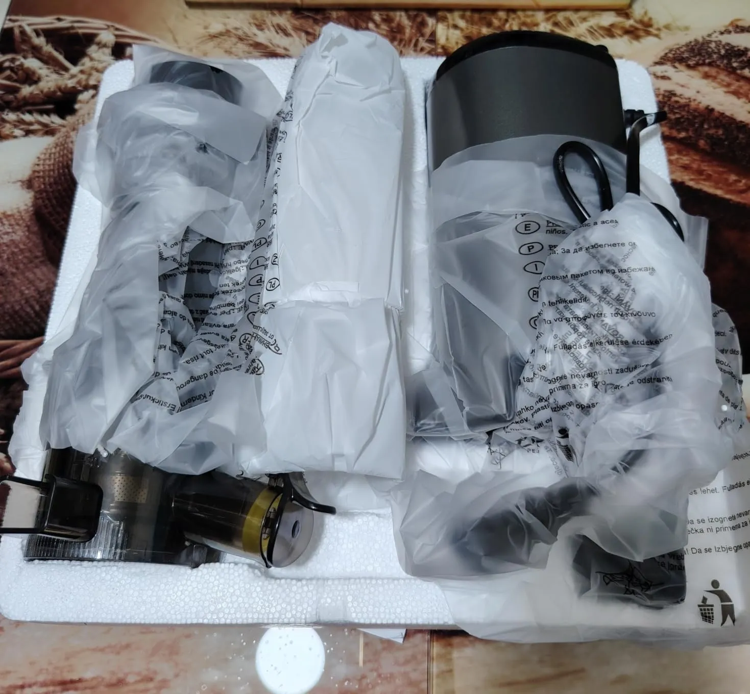 HOMELUX Slow Juicer 220W Entsafter Silber 126 mm kaltpressend