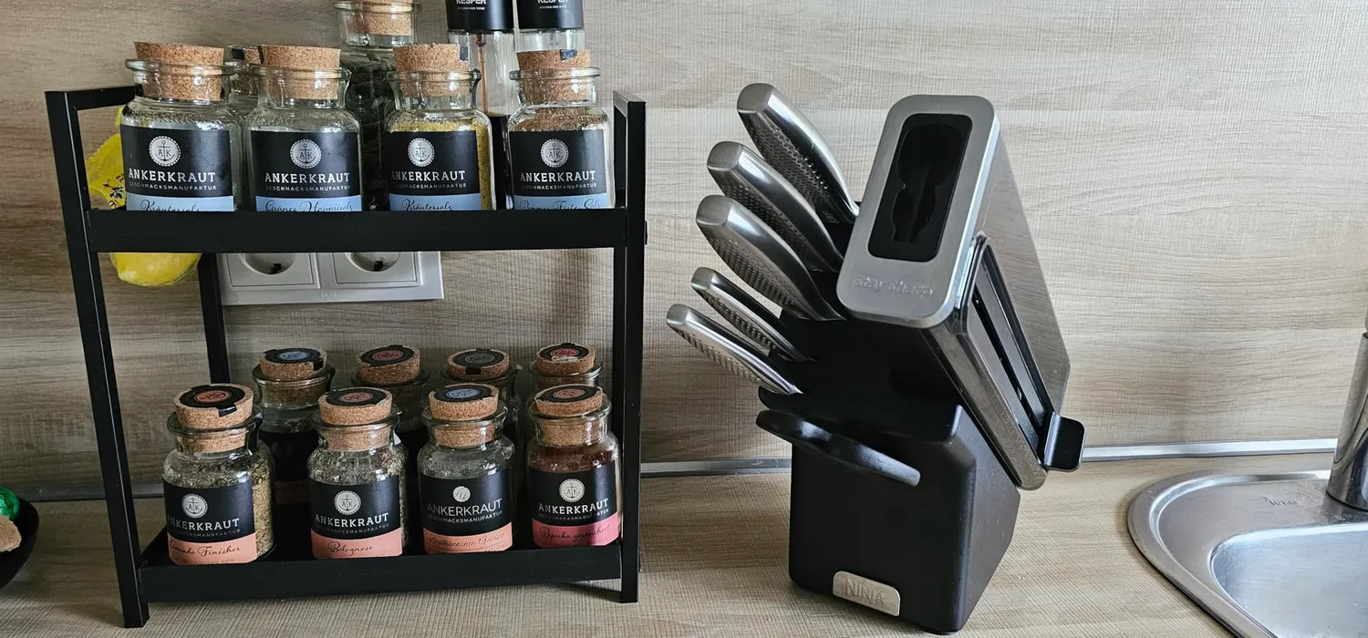 Ninja StaySharp Messerset 6-teilig Holzkohle rostfrei
