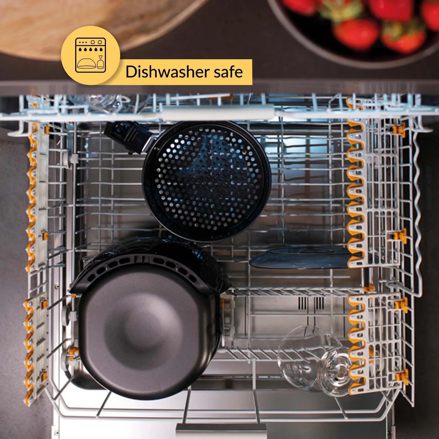 Zeegma Knapper Heißluftfritteuse 3,2 L Schwarz 1400 W