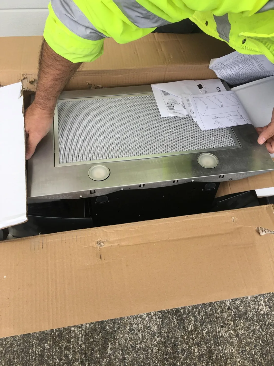Cata Gamma 900 Dunstabzugshaube 90 cm Edelstahl A