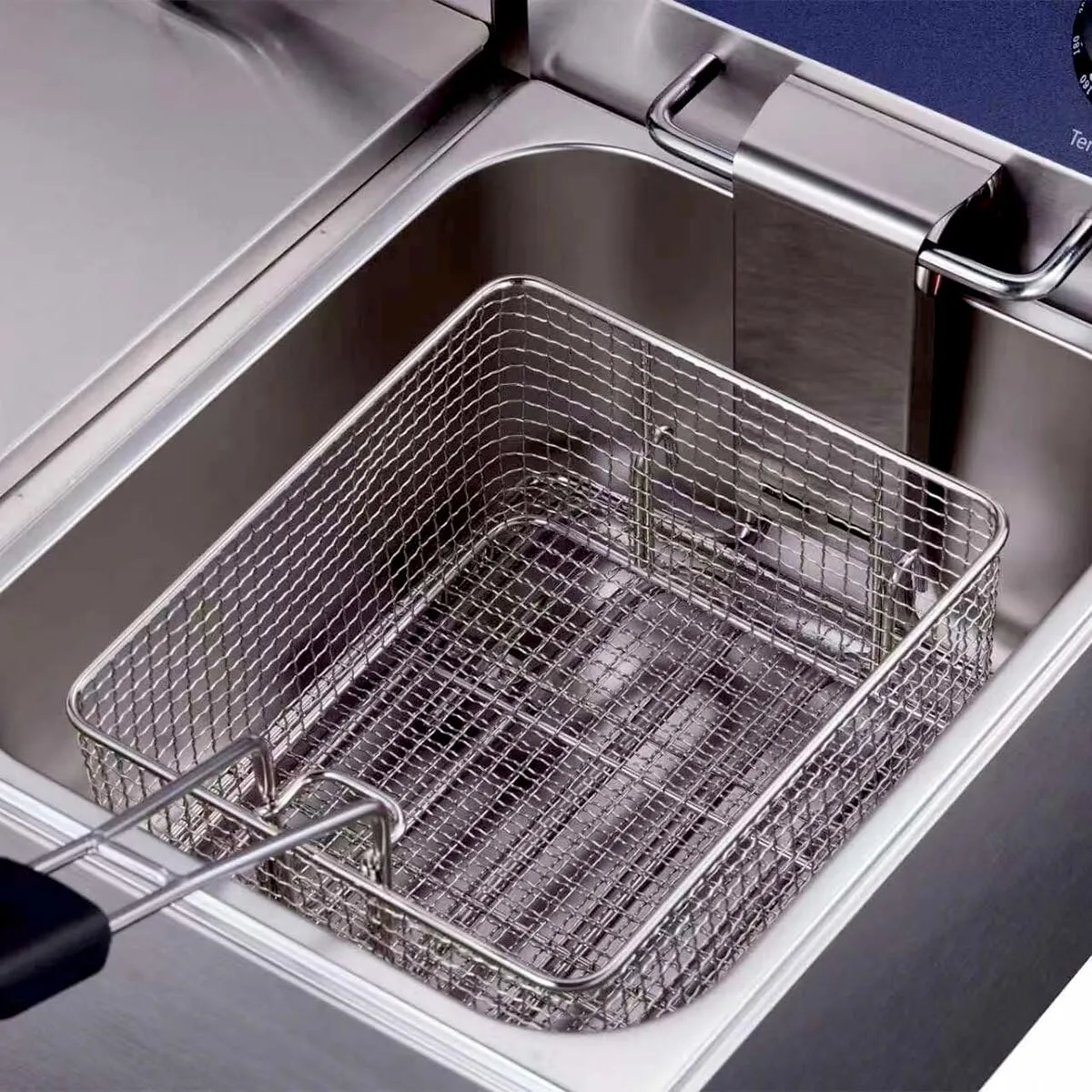 GastroHero EF-ECO6_6 Doppelfritteuse 2x6L Elektro Edelstahl