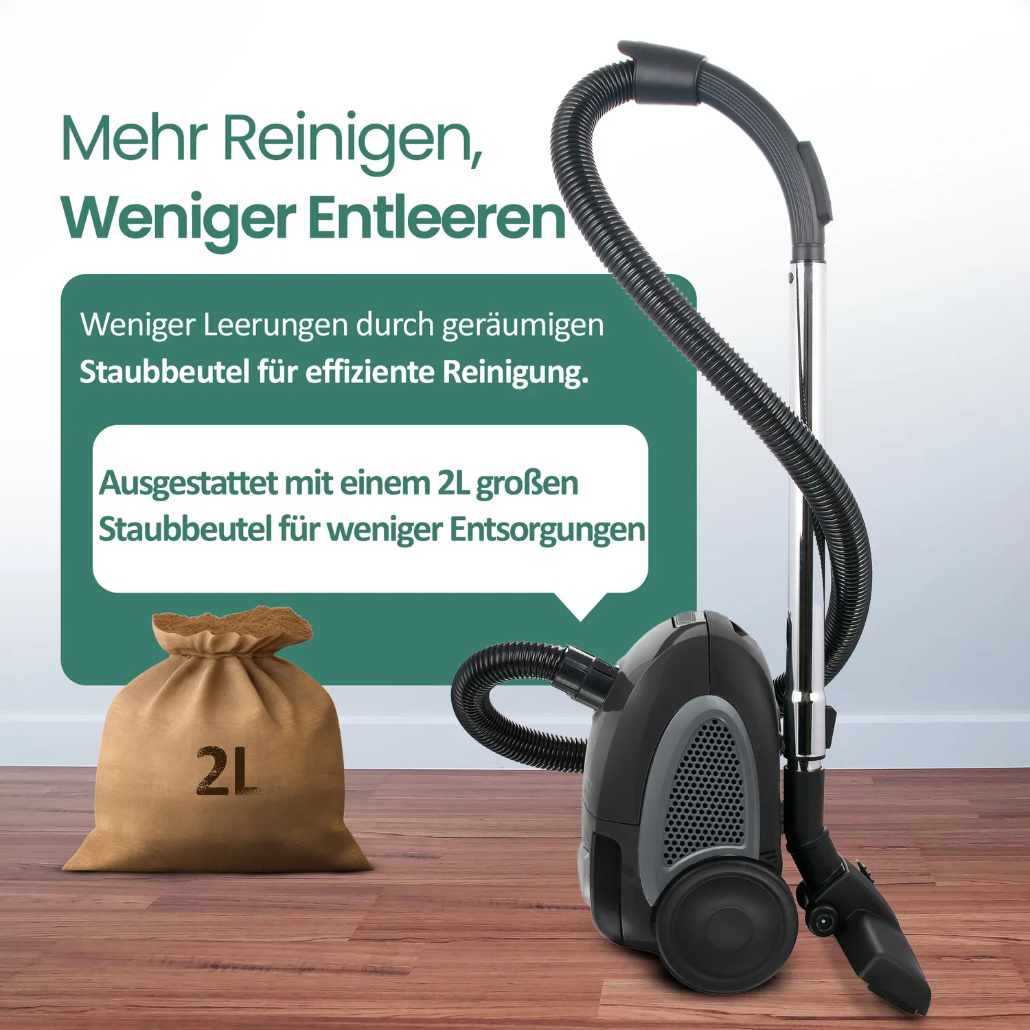 Emerio VE-109959.14 Staubsauger mit Beutel 2,0L 800W