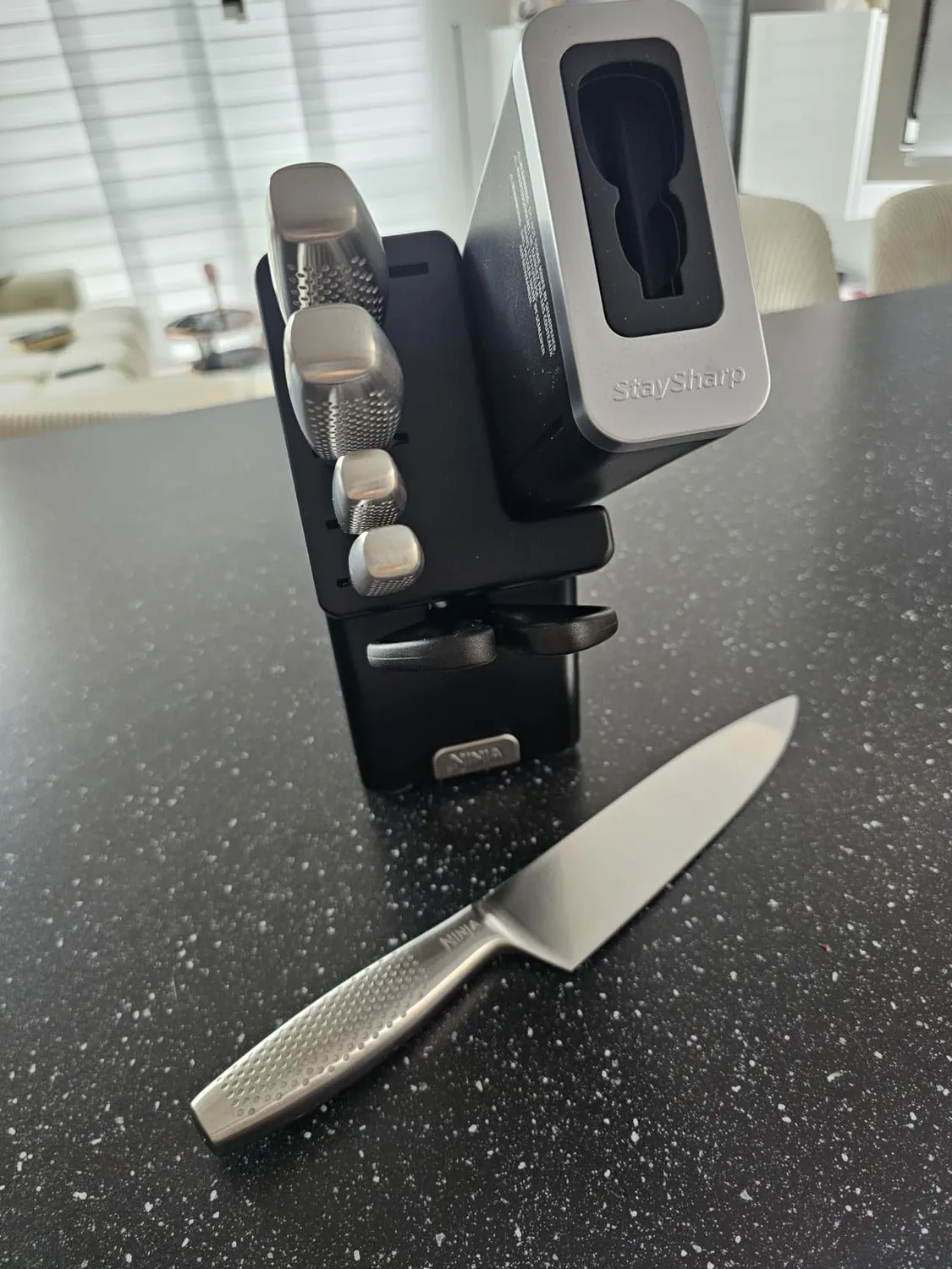 Ninja StaySharp Messerset 6-teilig Holzkohle rostfrei