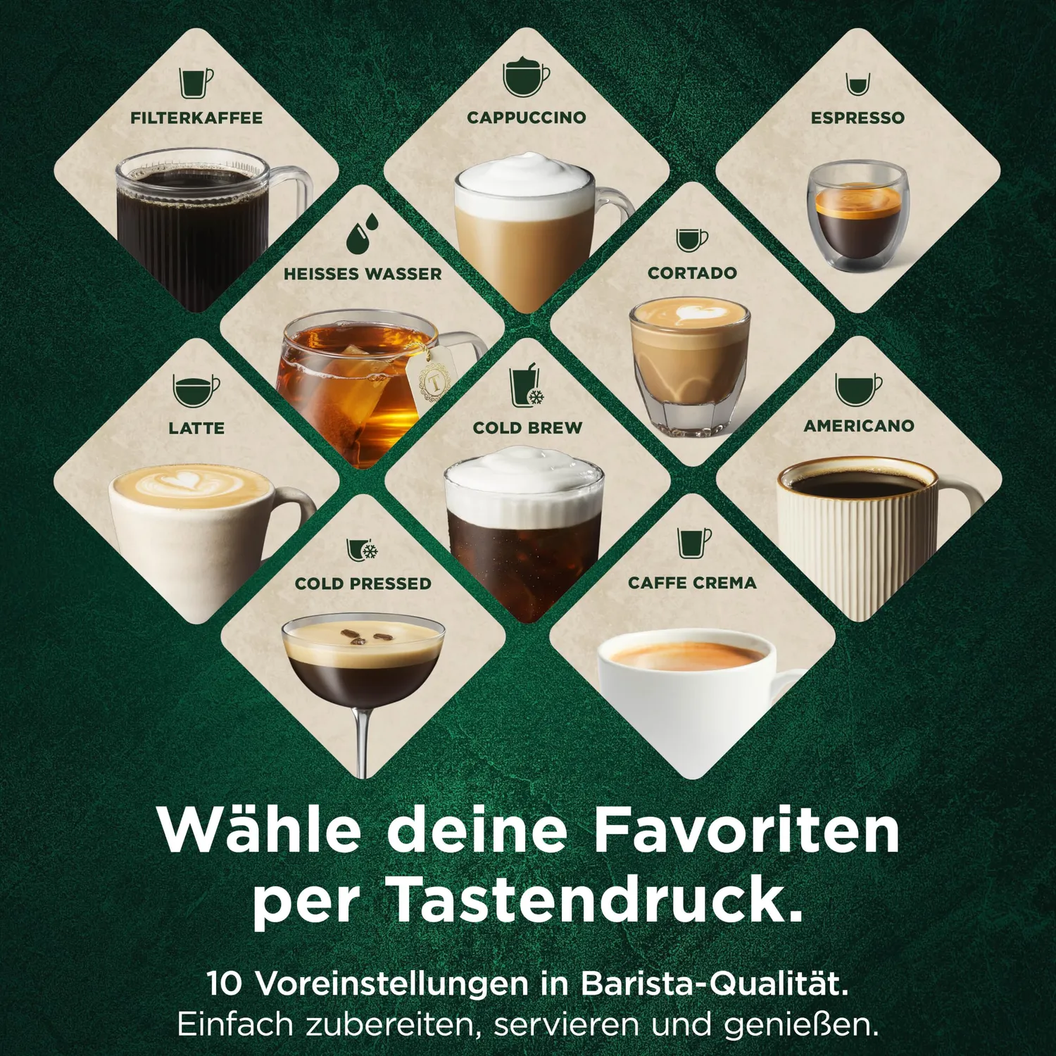 Ninja AutoBarista Kaffeevollautomat Silber 10 Programme