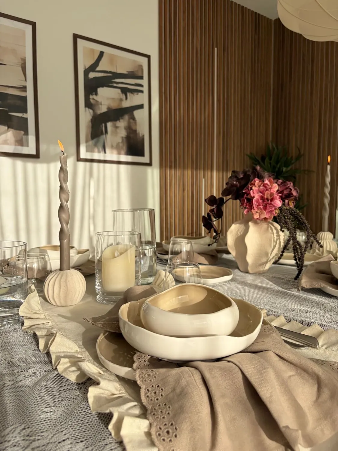 HOMELUX Geschirrset 24-teilig 6 Personen Weiß