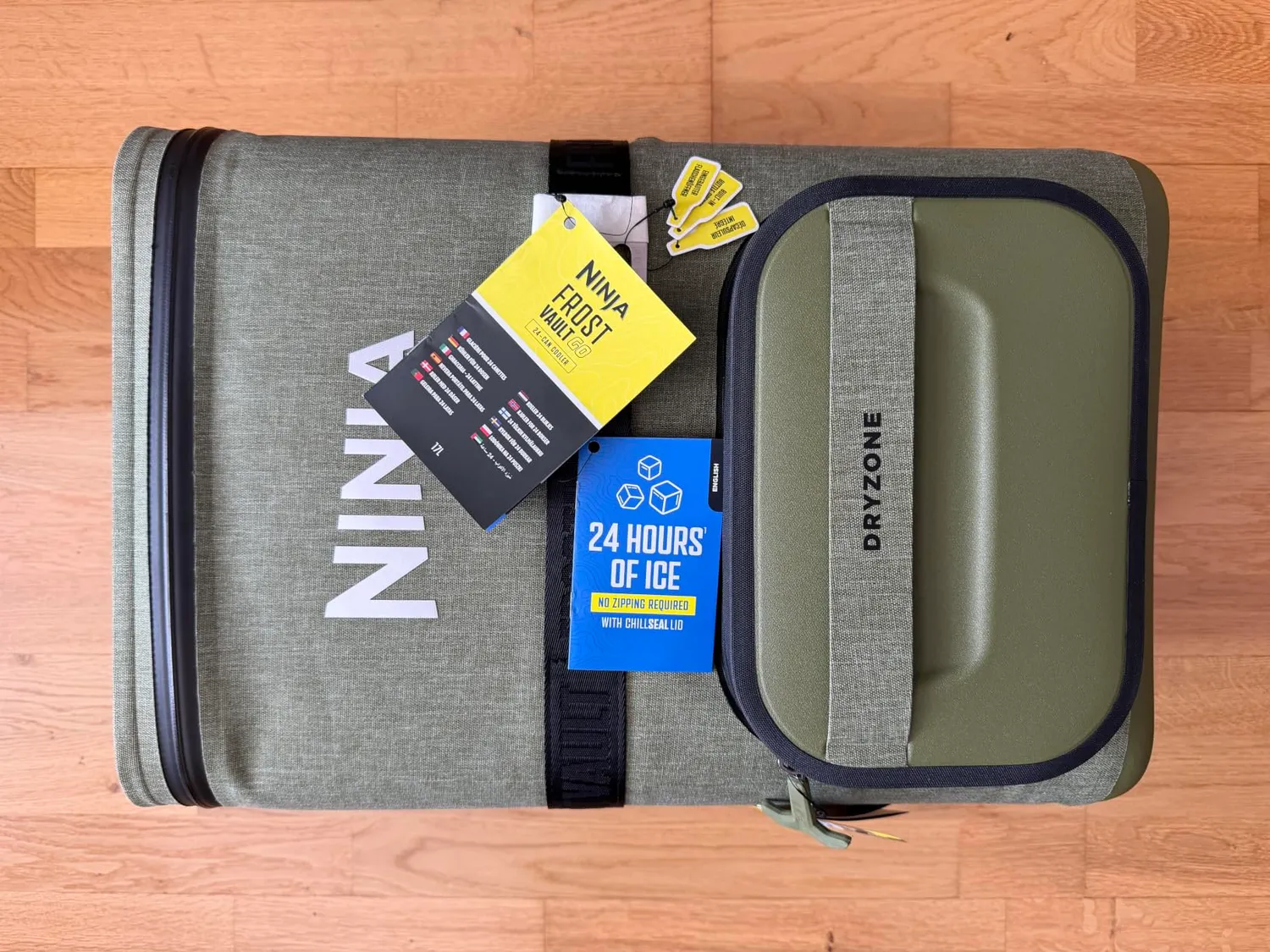 Ninja FrostVault Kühlrucksack Olivgrün 24 Dosen