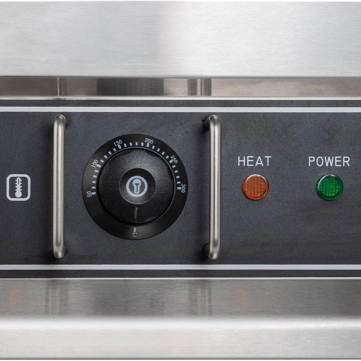 GastroHero Eco Grillplatte 596x398 halb glatt gerillt