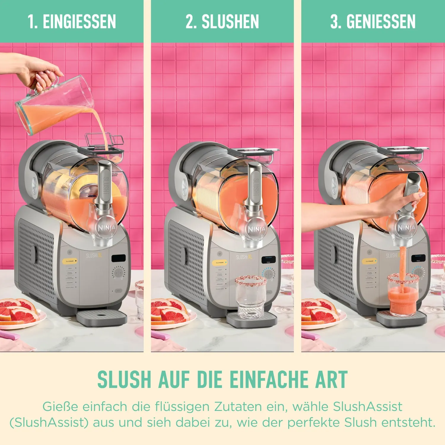 Ninja SLUSHi XL Slush-Eismaschine Mokka 3,7 L