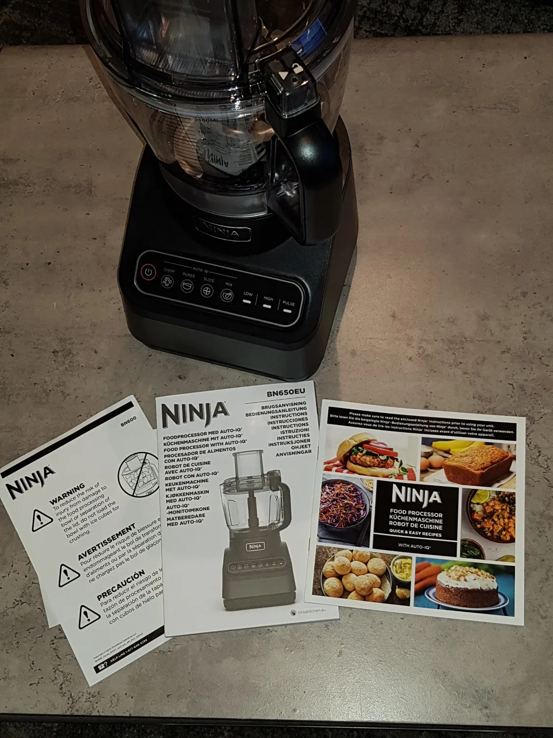 Ninja BN650EU Küchenmaschine 2,1L 850W schwarz