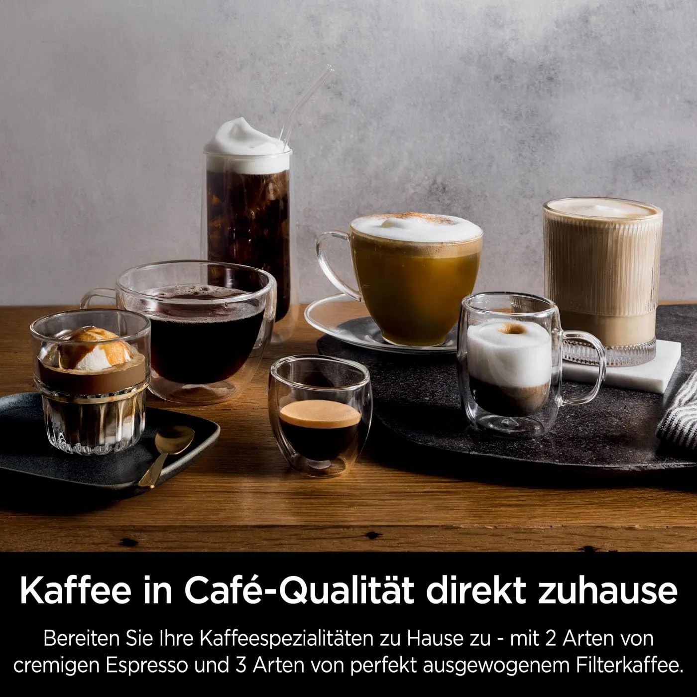 Ninja Luxe Essential Kaffeemaschine Silber 2-in-1 Mahlwerk