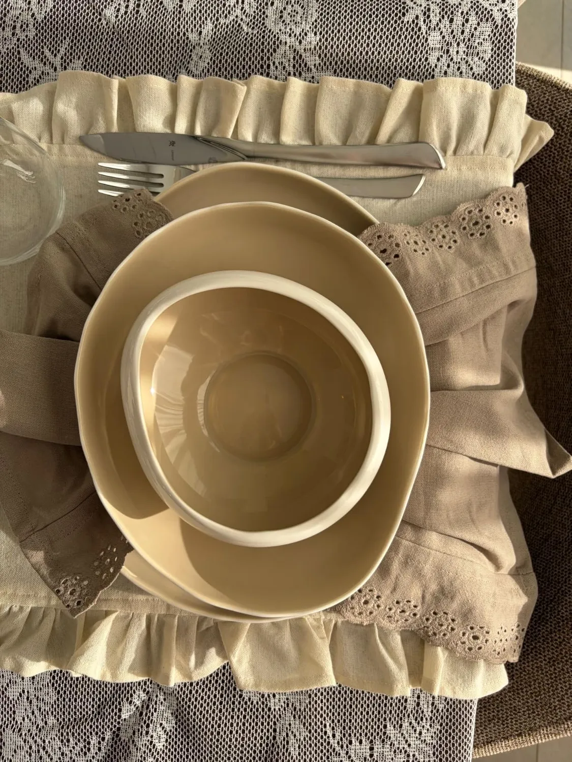 HOMELUX Geschirrset 24-teilig 6 Personen Weiß
